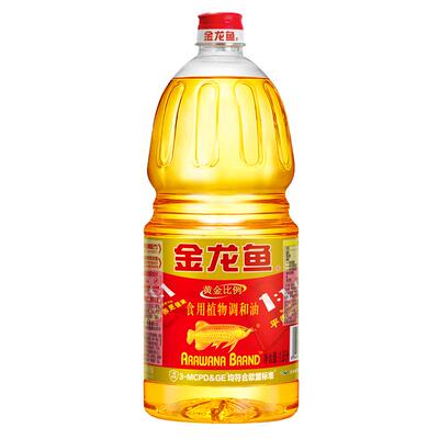 金龙鱼黄金比例植物食用调和油1.8L小瓶宿舍用炒菜油1.8升食用油