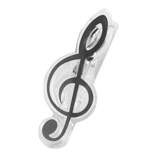 创意钢琴小谱夹学生曲谱八分音符乐谱文件高谱号夹书夹子音乐文具