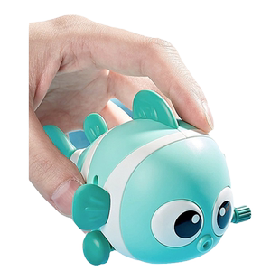 上弦发条动物毛毛虫会跑的上链条宝宝益智小丑鱼网红玩具婴幼儿