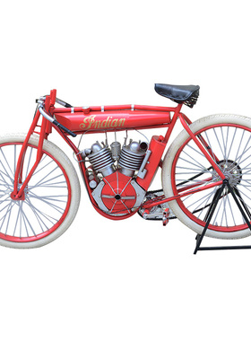 美式风酒吧落地摆件摩托车模型