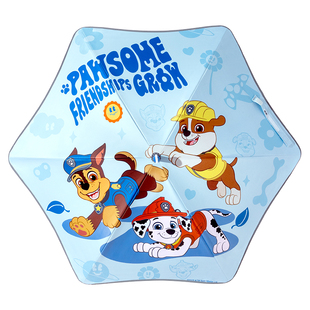 汪汪队儿童雨伞小学生上学专用幼儿园宝宝太阳伞卡通圆角安全雨伞