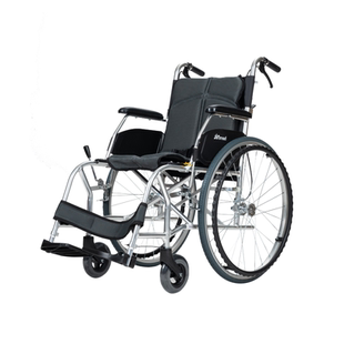 中进智行客铝合金458A轮椅折叠轻便老年人超轻便携式大轮手推车