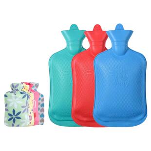 正品上海永字牌冲水热水袋充注水暖水袋暖手宝灌水暖宫加厚送绒套