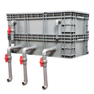 鱼池鱼缸快速净水过滤器多级过滤水质大号滤仓户外鱼缸过滤设备