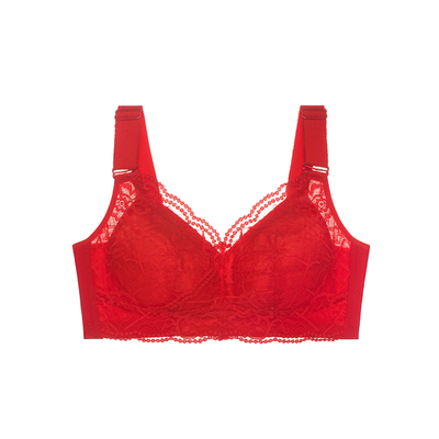 无钢圈大胸显小调整型薄款