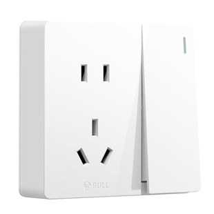 公牛明装明线家用墙壁开关插座面板1一开五孔十孔多孔十五孔15孔