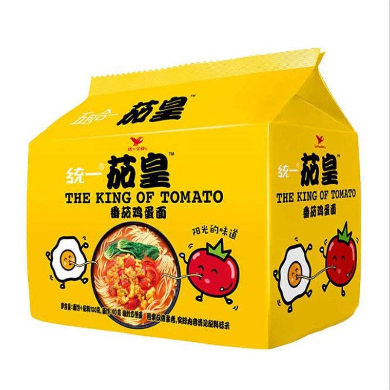 统一新疆116g*5夜宵番茄鸡蛋面