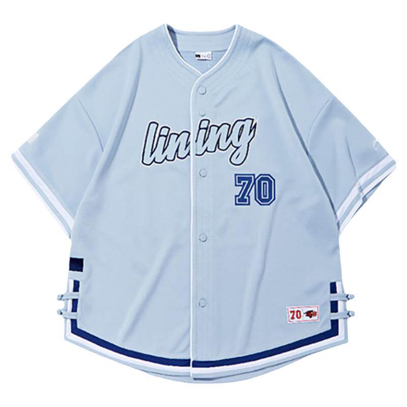Lining/李宁正品联名LNG中国选手骐骥男子短袖棒球服外套LFDQ015