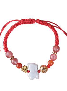 麦玲玲吉庆堂[肖兔]鸿运当头随身手绳好运平安2026生肖六合太岁绳