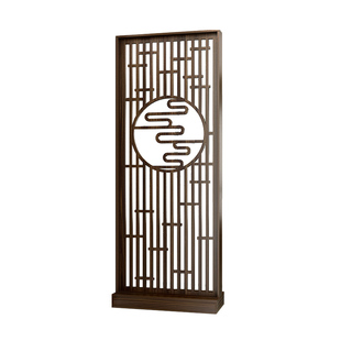 新中式屏风玄关隔断柜进门客厅入户简约现代办公室靠墙遮挡置物架