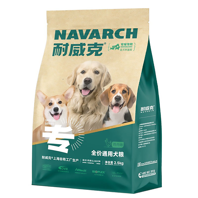 耐威克全犬种成犬粮10kg鸡肉味