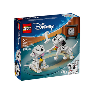 【自营】乐高迪士尼43271《101 忠狗》幸运星和佩妮积木儿童礼物