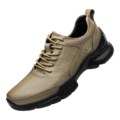 爱步特伦男休闲皮鞋中年商务男鞋