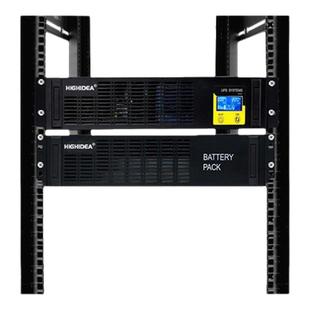 海迪尔3KVA机架式锂电池ups不间断电源220V在线2400W服务器备用