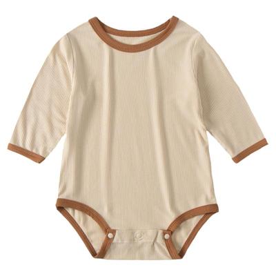 夏季莫代尔婴儿薄款包屁衣