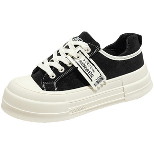 人本官方店大头鞋女鞋夏季薄款透气小个子厚底增高配裙子休闲板鞋