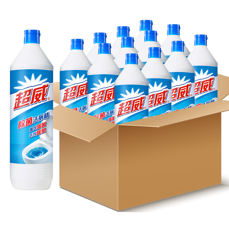 超威除菌洁厕液24瓶实惠整箱批