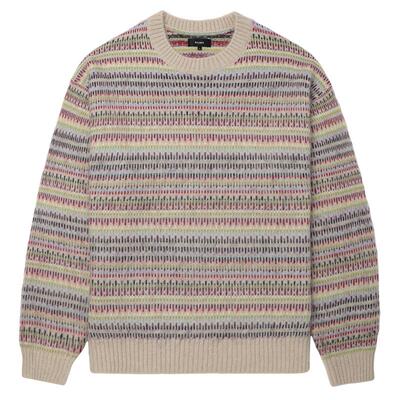 BEAMS圆领针织衫复古日系