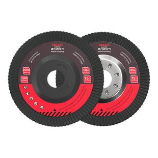 德力西电气百叶轮打磨片百叶片角磨机抛光片100千叶轮白叶轮抛光