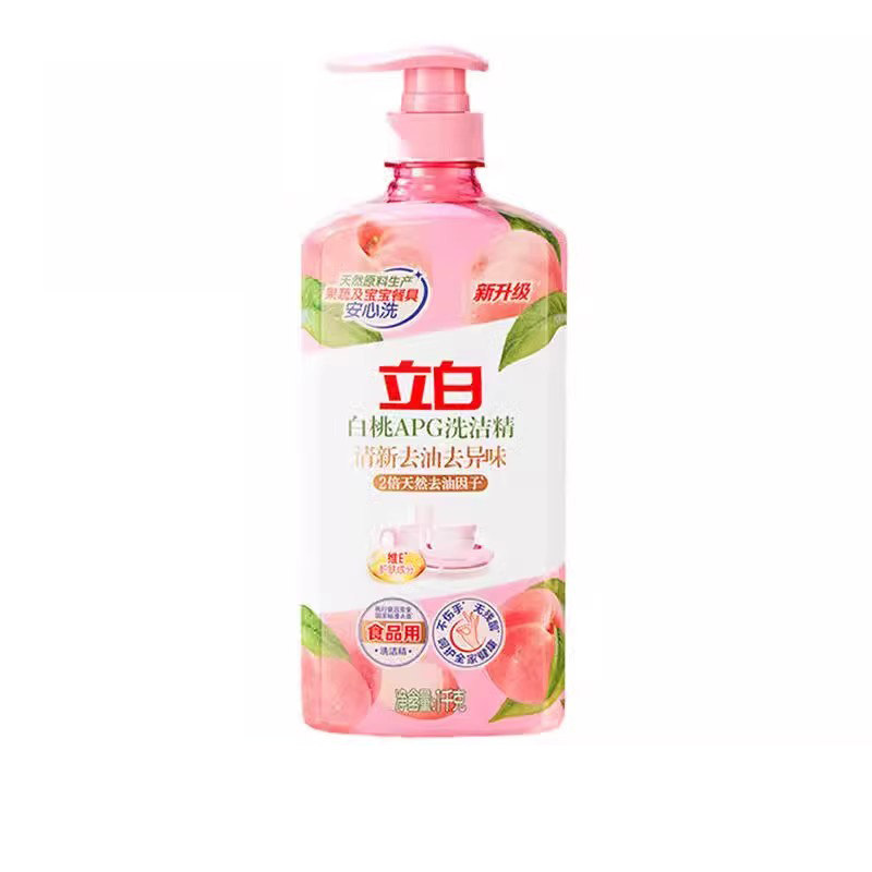 立白白桃APG洗洁精清新去油1kg