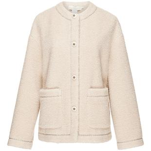 OBEG欧碧倩冬通勤法式小香风外套短款大衣10424162