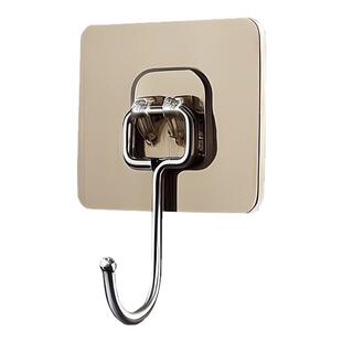 不锈钢加大挂钩墙上自粘强力免打孔厨房宿舍重物钩墙壁承重暖被机