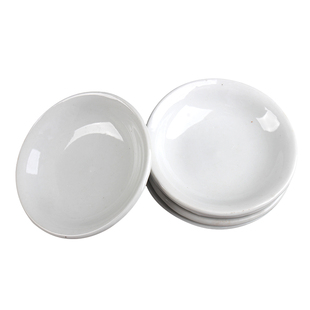 墨碟陶瓷毛笔书法国画调色盘多功能水碟墨盘瓷盘仿瓷塑料加厚墨蝶