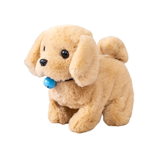 玩具狗狗走路会叫仿真小狗电动玩偶会动的可以溜毛绒儿童宠物玩偶