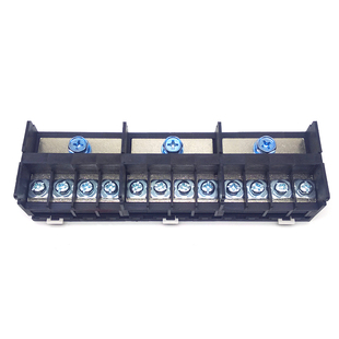 卡轨式接线端子排导轨固定分线端子一进多出大电流压铜鼻接线海燕