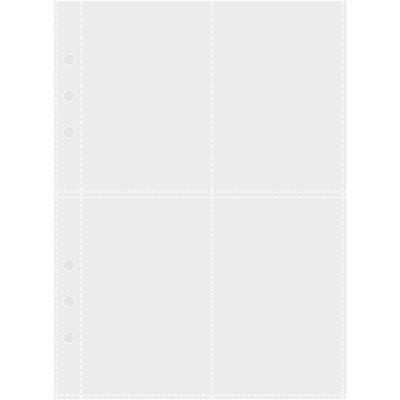 卡册内页a5四9宫格小卡透明活页