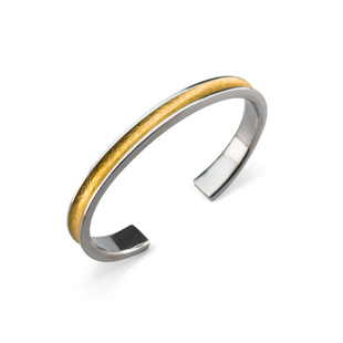 巴赫工作室国家非遗古法铁翦金工艺雕金陨铁24K男女款高级感手镯