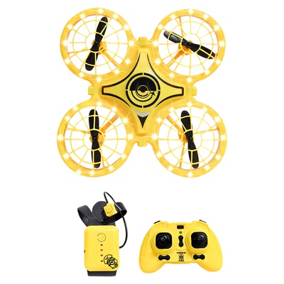 小黄人四轴ufo智能感应飞行器悬浮儿童玩具飞碟遥控无人机飞机