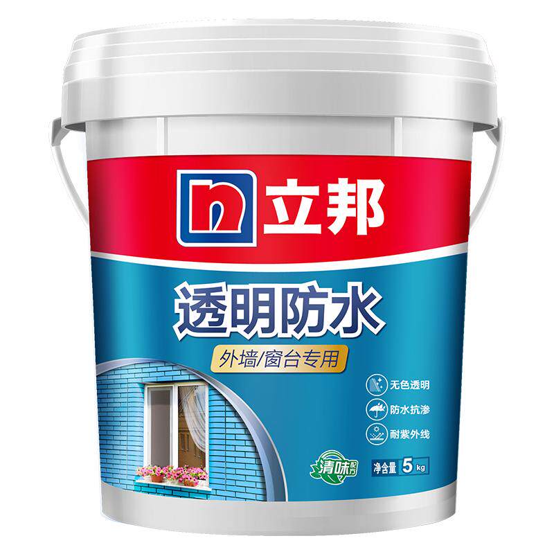 立邦透明外墙窗台环保防水浆料