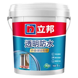 立邦透明外墙窗台环保防水浆料