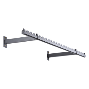 侧装晾衣架墙上固定壁挂凉晒衣架铝合金侧面一整根横向阳台晾衣杆