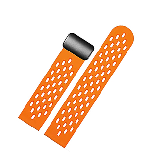 磁吸镂空硅胶手表带男适用美度阿玛尼天梭华为卡西欧高驰精工表带