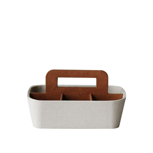 手提遥控器收纳盒客厅茶几桌面整理盒LamomeDeco储物篮玄关收纳框