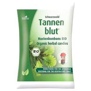 现货仓 德国Huebner郝柏娜冷杉玉露夹心糖75g草本糖果护嗓肺含片