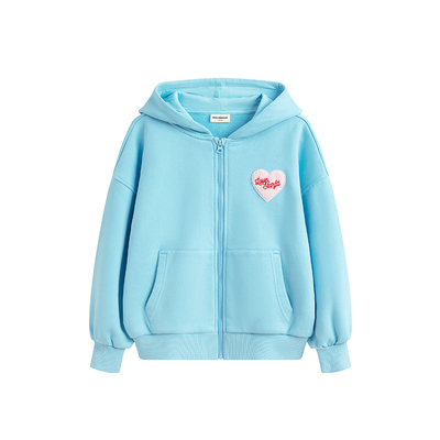 redcopper童装男童女童2025新款秋季卫衣儿童美式连帽拉链外套