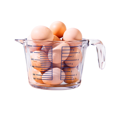 玻璃量杯带刻度耐高温大容量