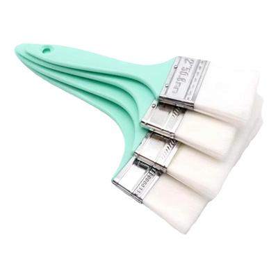 乳胶漆刷子水丝刷水性羊毛刷塑柄刷软毛刷烘焙墙面4寸油漆无痕刷