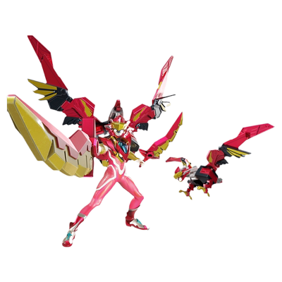 龙战士星源2烈焰飞鹰变形合体机