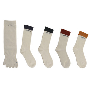 菩提足排寒袜月子袜多层超长健康调理保暖棉袜五指袜子脚冷神器