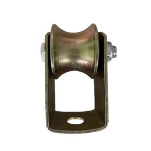 u型高支架吊轮穿管挂钩圆管滑轮大全轴承轮滚轮钢丝绳凹槽起重