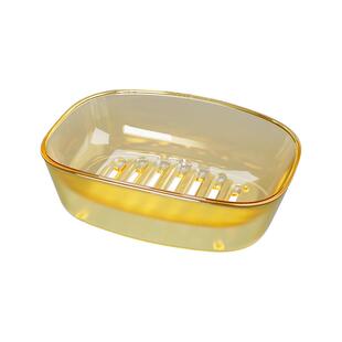 家用肥皂盒架子双层轻奢风沥水免打孔壁挂式卫生间收纳香皂盒皂碟