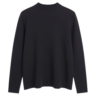 毛衣大码女胖mm2025新款秋冬200斤遮肚显瘦半高领内搭基础打底衫