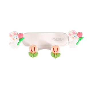 车载手机支架新款卡通可爱吸盘式车上固定出风口汽车手机架女生