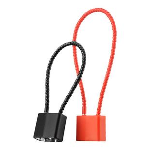 防盗钢丝锁绳锁自行车锁头加长冰箱锁扣软钢丝钢绳锁头盔锁钢缆锁