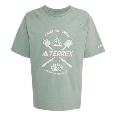 阿迪达斯TERREX男子户外短袖T恤