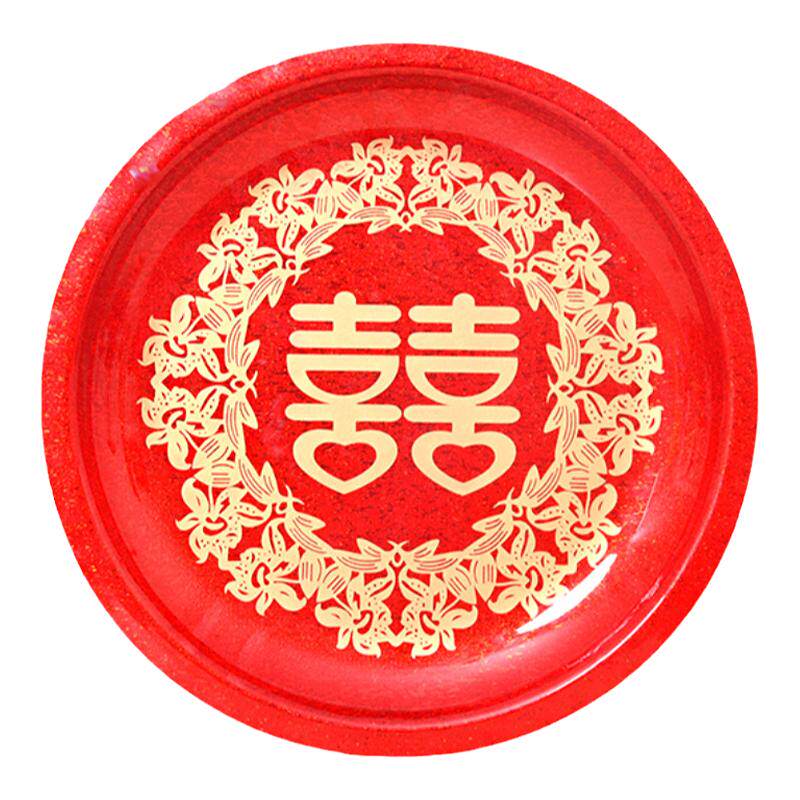 结婚亚克力果盘婚礼红婚庆用品